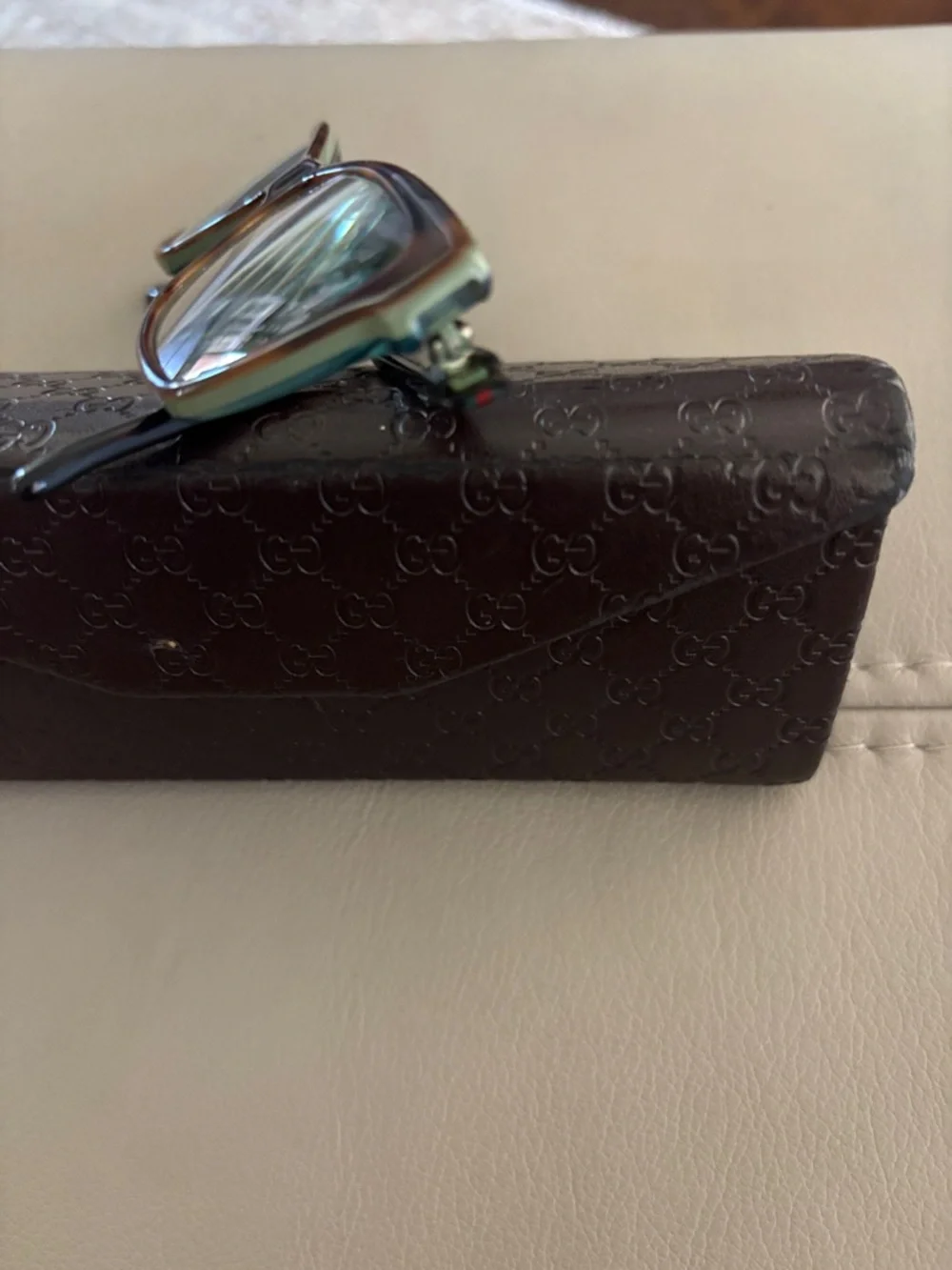 Gucci Women's Eyeglasses GG 3562 LA2 Dark Havana Green Semi Butterfly
